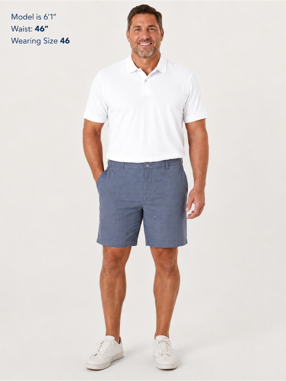 Men’s Striped Shorts by George Size 46 Blue Cove NWT